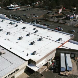 grocery store roofing replacement in Springfield, MA