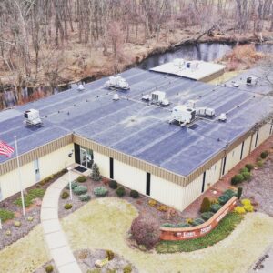 commercial roof on law firm in Manchester, CT
