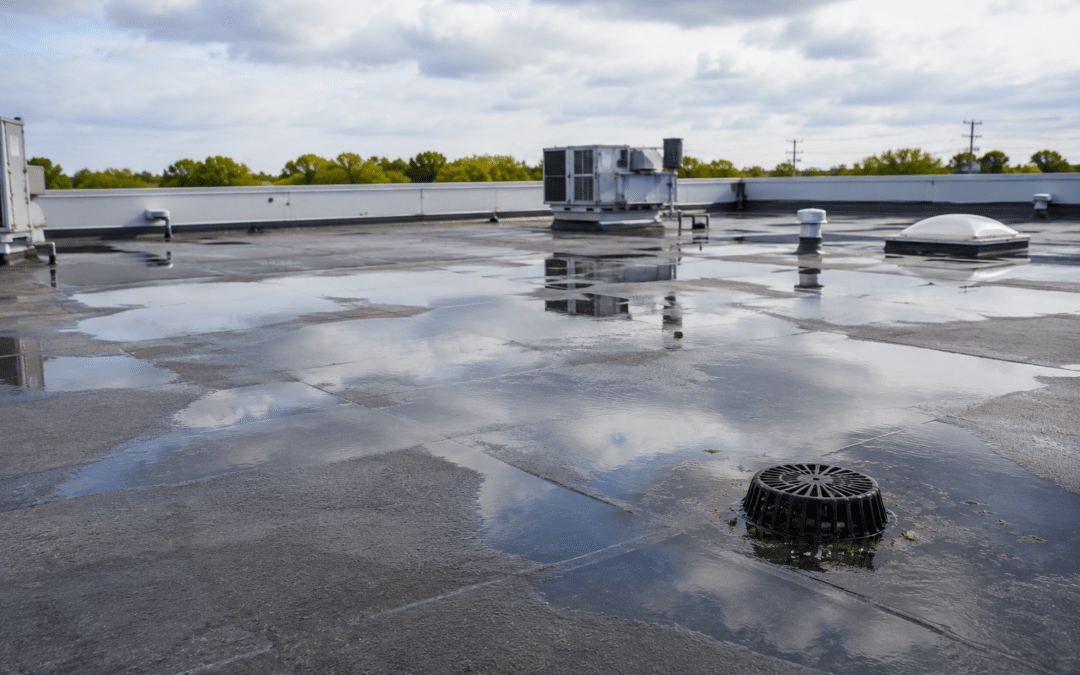 Why Is Water Pooling on My Commercial Flat Roof?